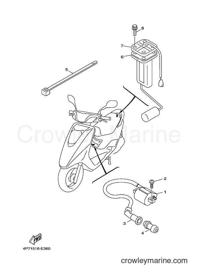 Yamaha Motors XC125E (4P71) [010] - ELECTRICAL 2