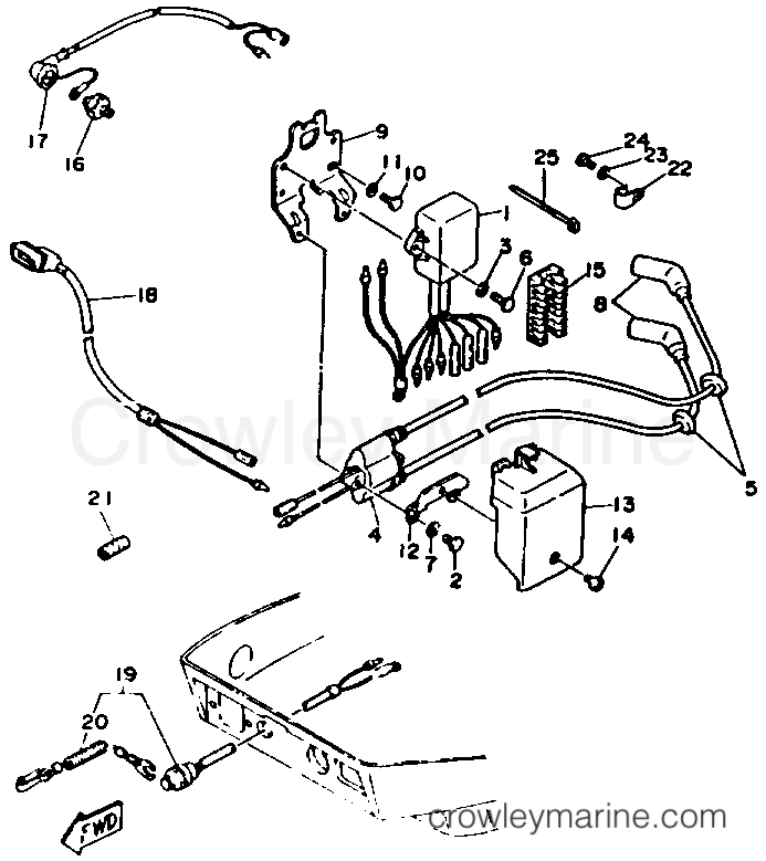 Yamaha Motors F9.9MSHR - ELECTRICAL
