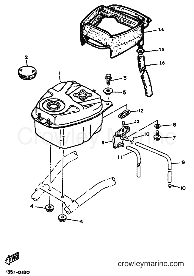 1994 Scooter CW50 - CW50 (4EY2) [999] - FUEL TANK