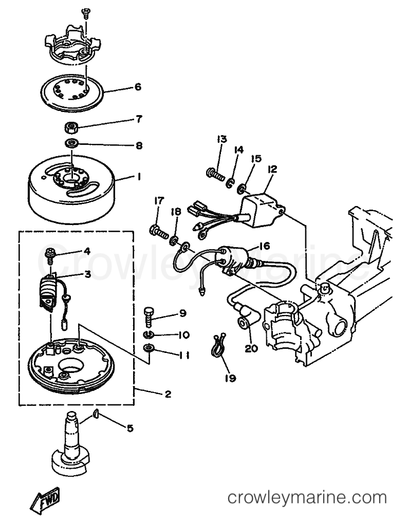 Yamaha Motors 2B (6A1) [999] - GENERATOR