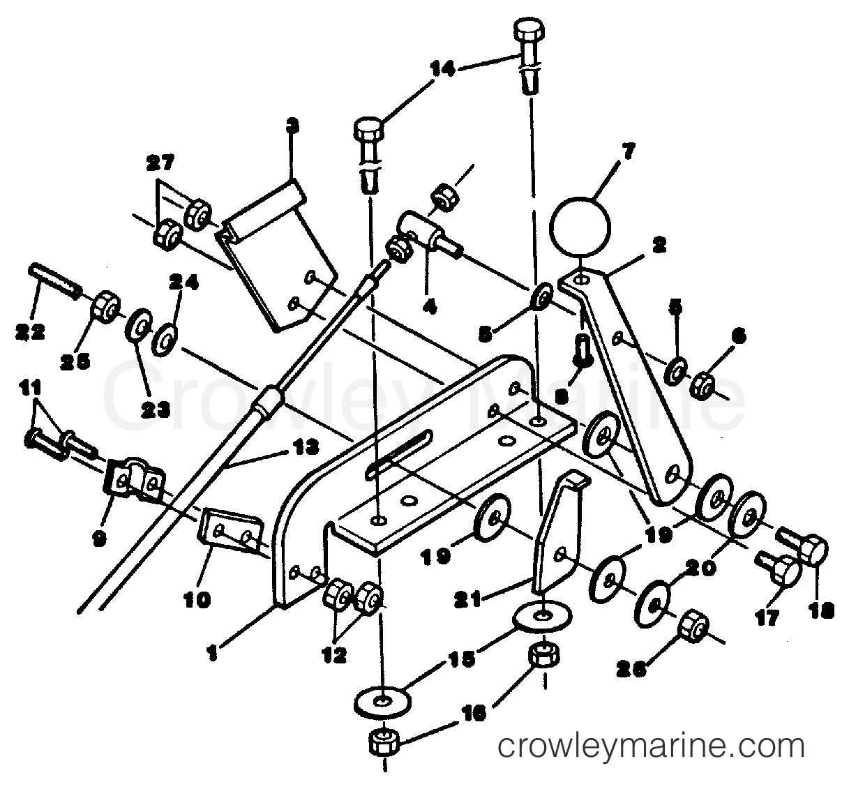 Yamaha Motors 40SH-PUMP - REMOTE SHIFT ASSEMBLY 40S 50ES