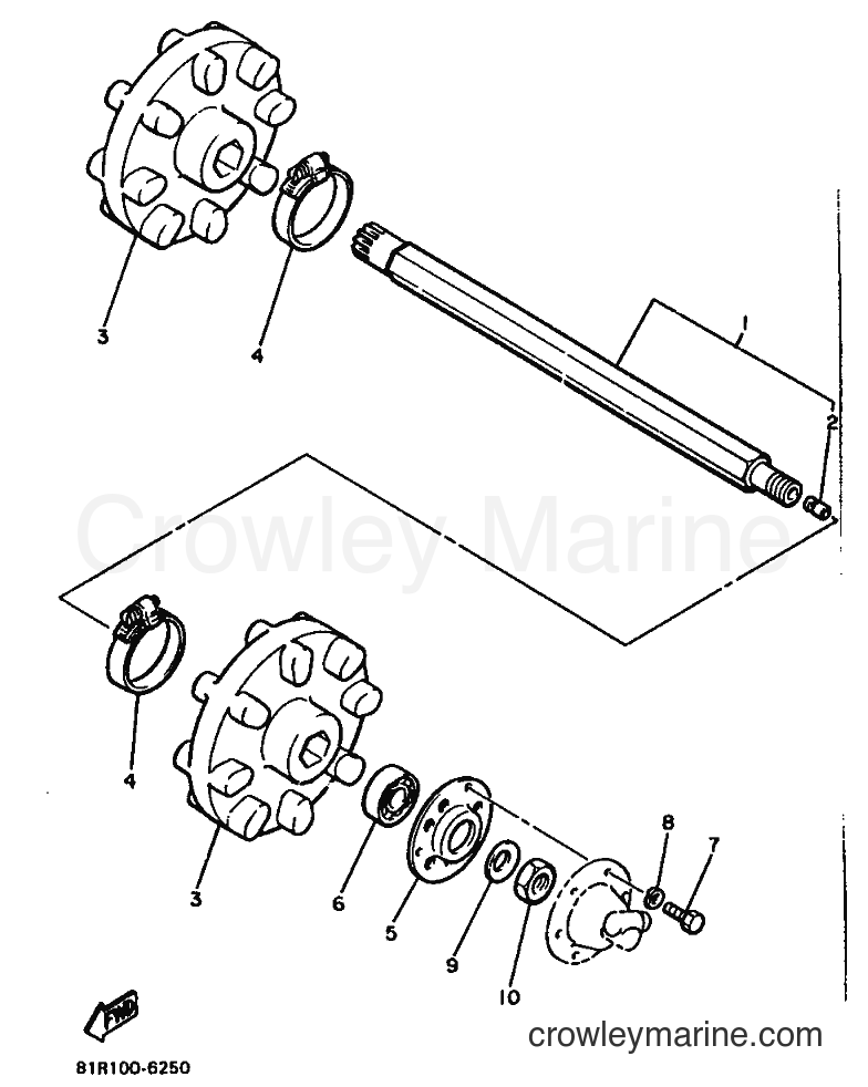 1990 Snowmobile XL540 - XL540 (86L2) [010] - TRACK DRIVE 1