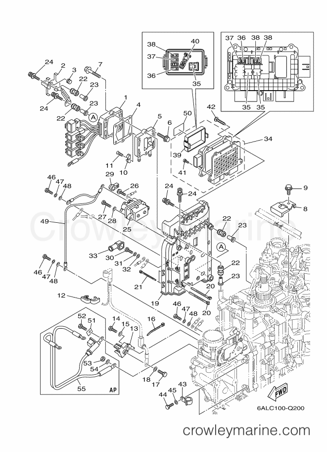 Yamaha Motors F225A (6ASB) [140] - ELECTRICAL 3