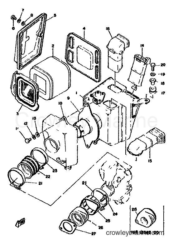 1978 Dirt Bike XT500 - XT500 (1U6) [999] - INTAKE