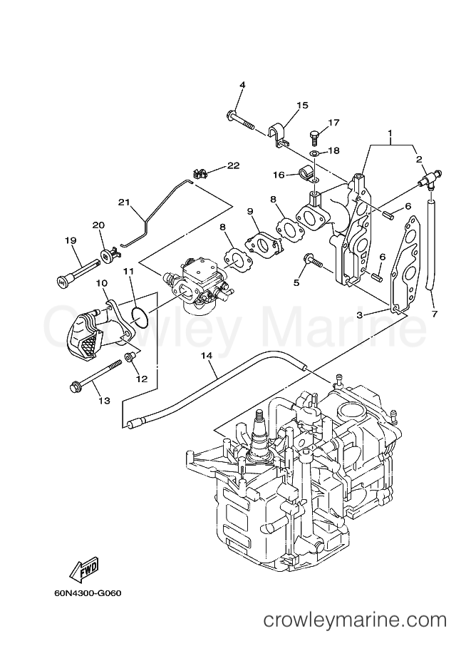 Yamaha Motors FT8DEPL (60S8) [150] - INTAKE