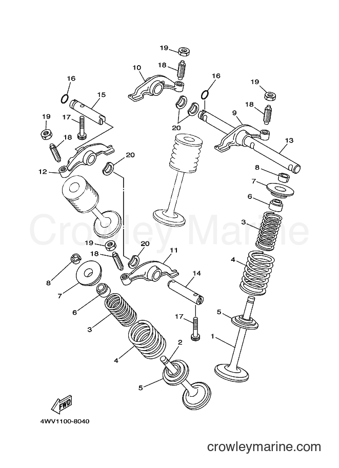 2000 ATV YFM600FWA - YFM600FWA (5GTB) [020] - VALVE