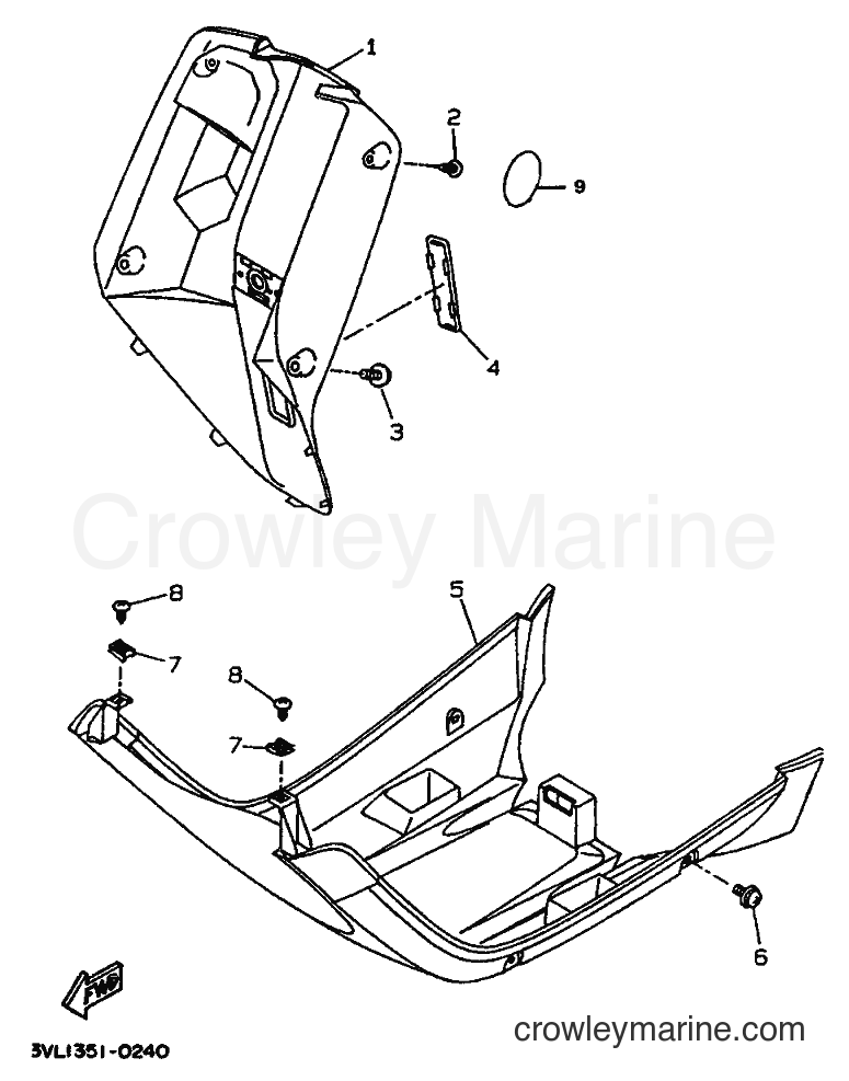 1992 Scooter CW50 - CW50 (3WV2) [999] - LEG SHIELD