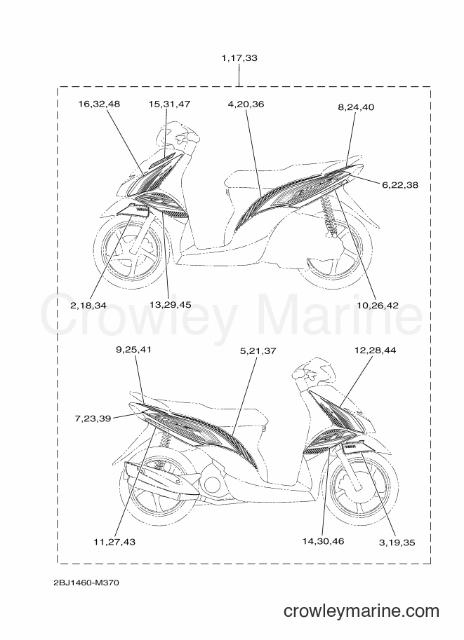 2013 Scooter AL115FGC - AL115FGC (2BJ1) [010] - OPTIONAL PARTS 1