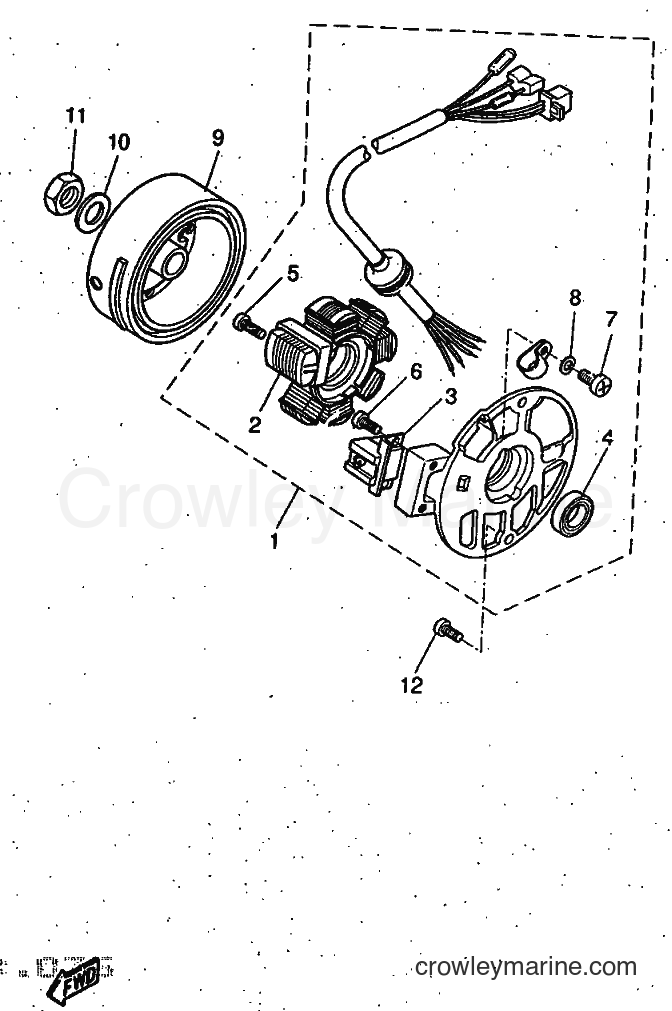1997 Scooter YQ50 - YQ50 (5DR1) [999] - GENERATOR