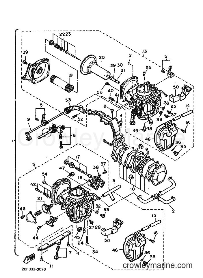1983 Cruiser XV500 - XV500 (26R0) [010] - CARBURETOR