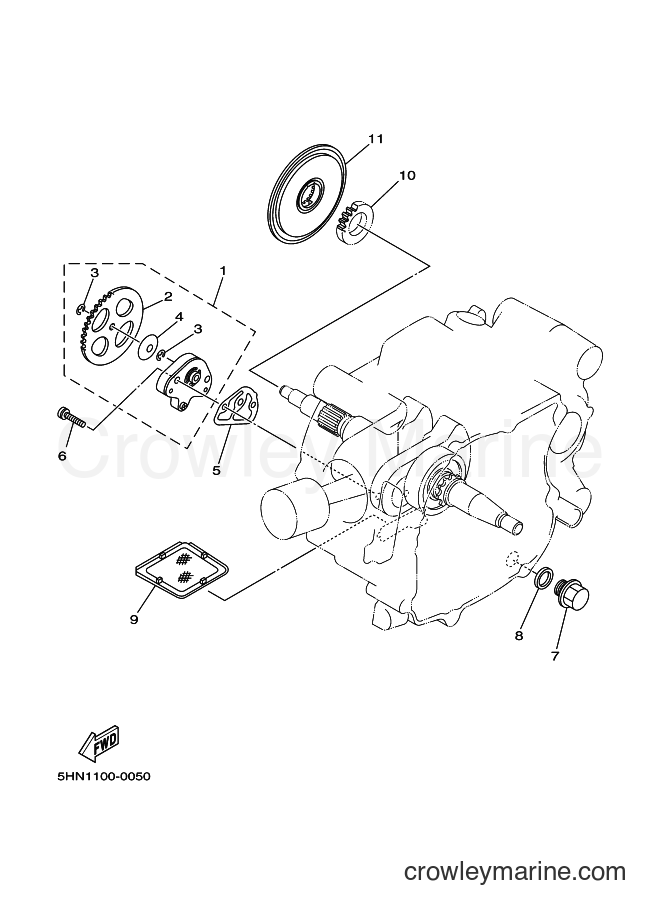 2000 Dirt Bike TTR90 - TTR90 (5HN3) [020] - OIL PUMP