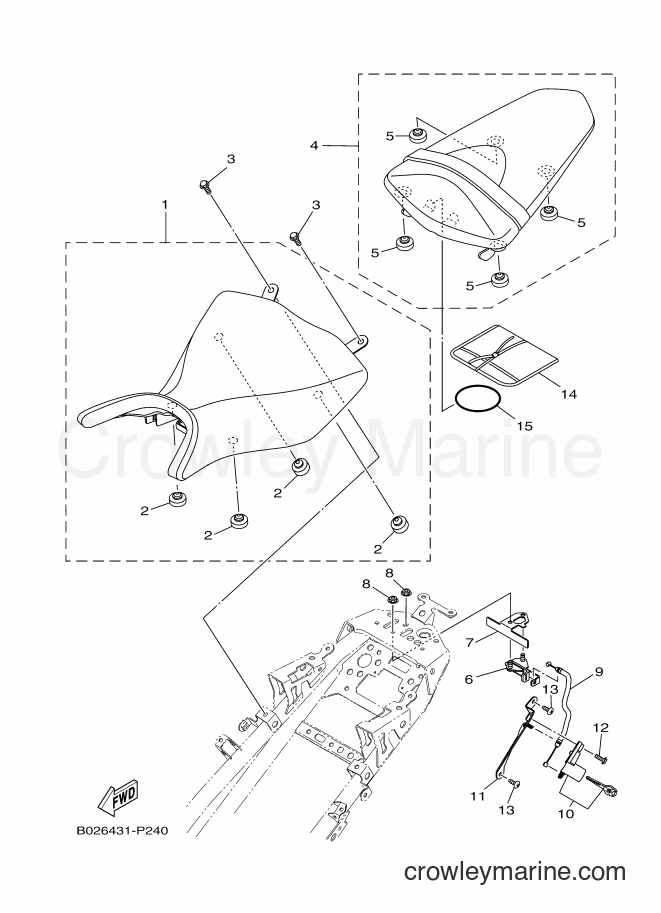 Yamaha Motors YZF-R3A (B028) [010] - SEAT