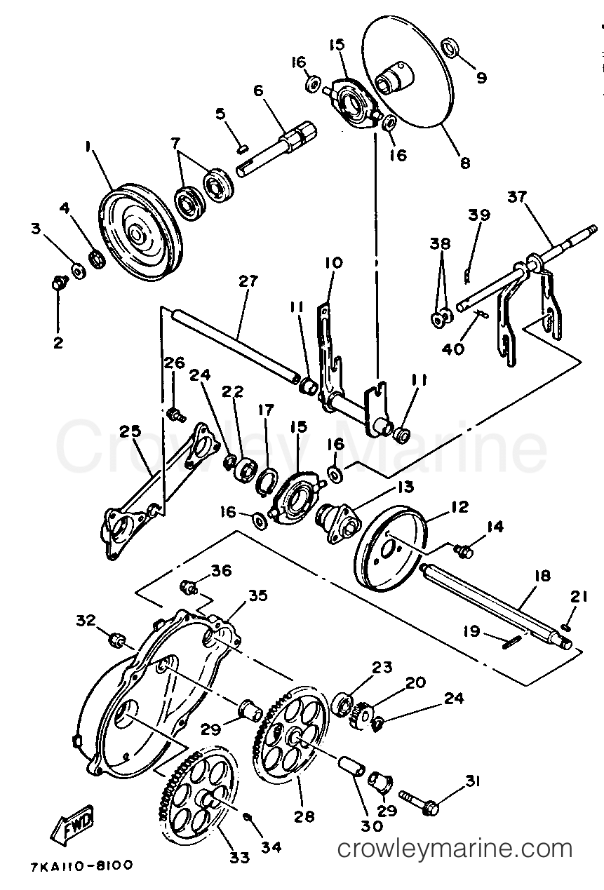 Yamaha Motors YS624TN - TRANSMISSION 1