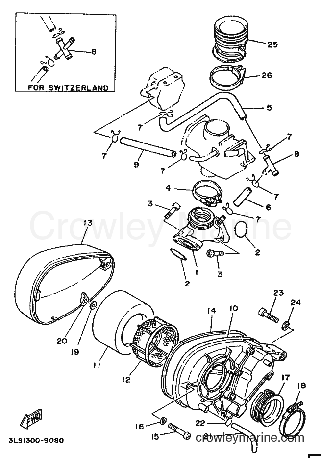 Yamaha Motors XV250S (3LSM) [090] - INTAKE
