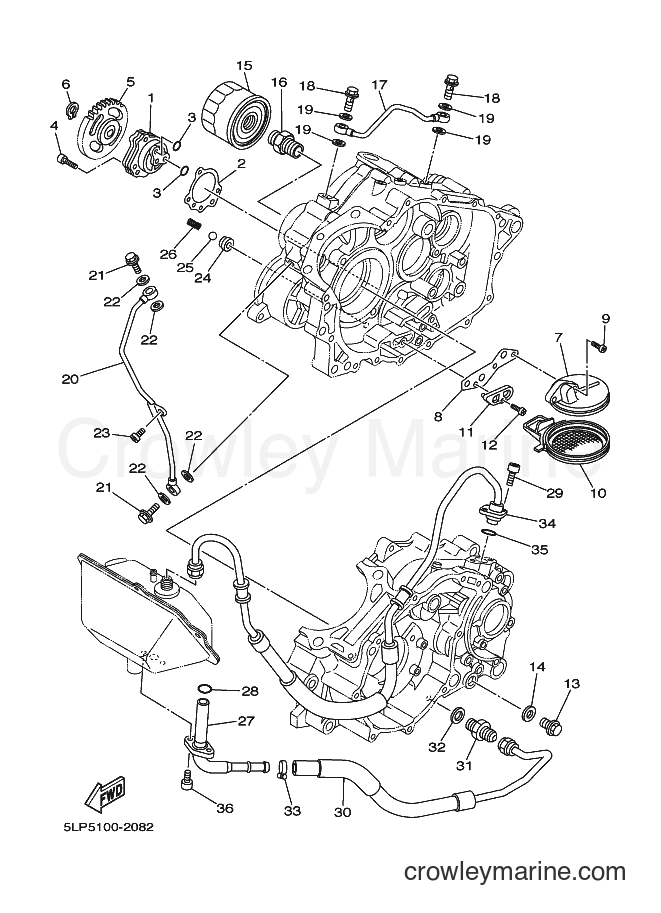 2003 ATV YFM660R - YFM660R (5LPE) [010] - OIL PUMP