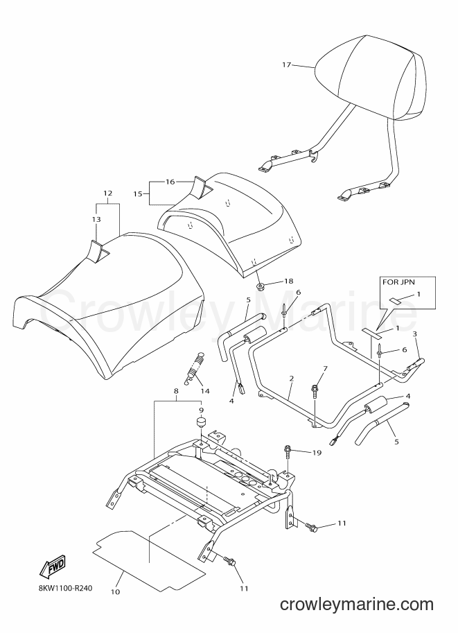 2019 Snowmobile VK10G - VK10G (8LP3) [020] - SEAT