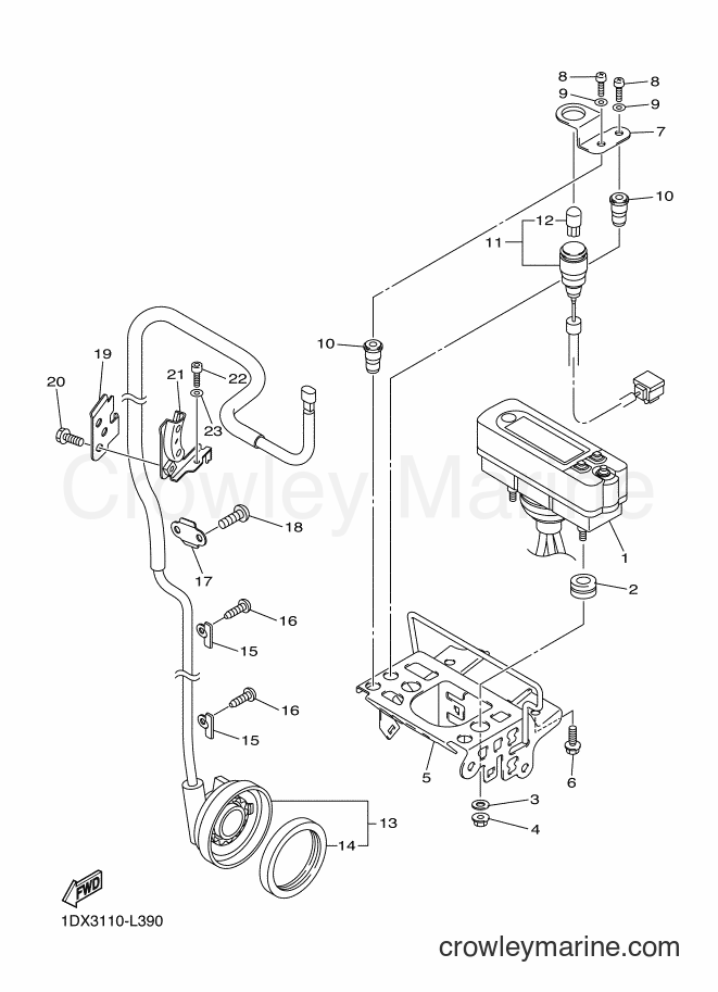 2012 Dirt Bike WR450F - WR450F (1DX4) [010] - METER
