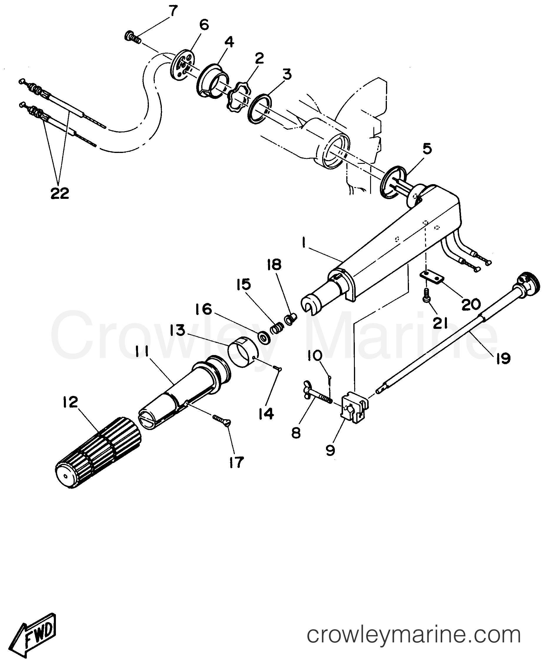 Yamaha Motors 8MLHT - STEERING