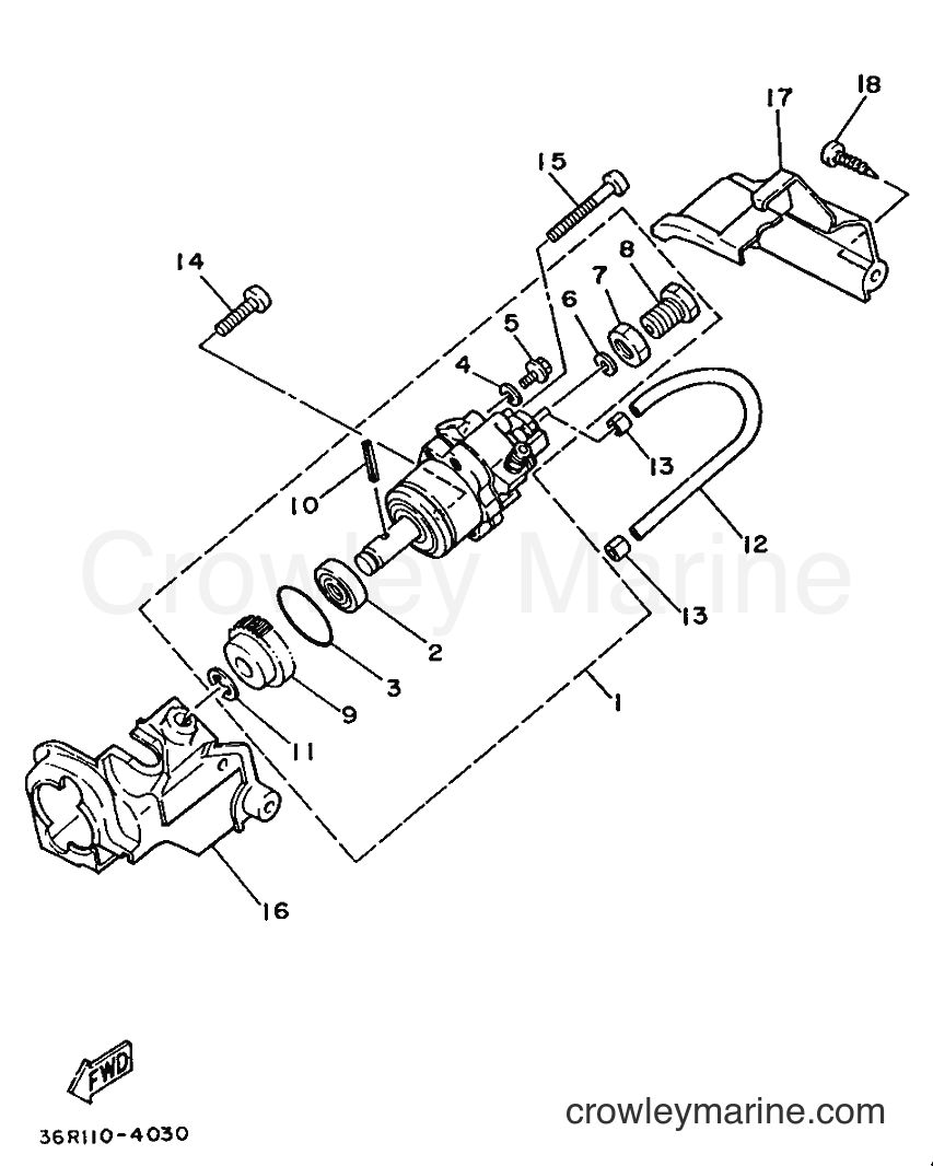 1988 ATV YF60 - YF60 (3NJ1) [999] - OIL PUMP
