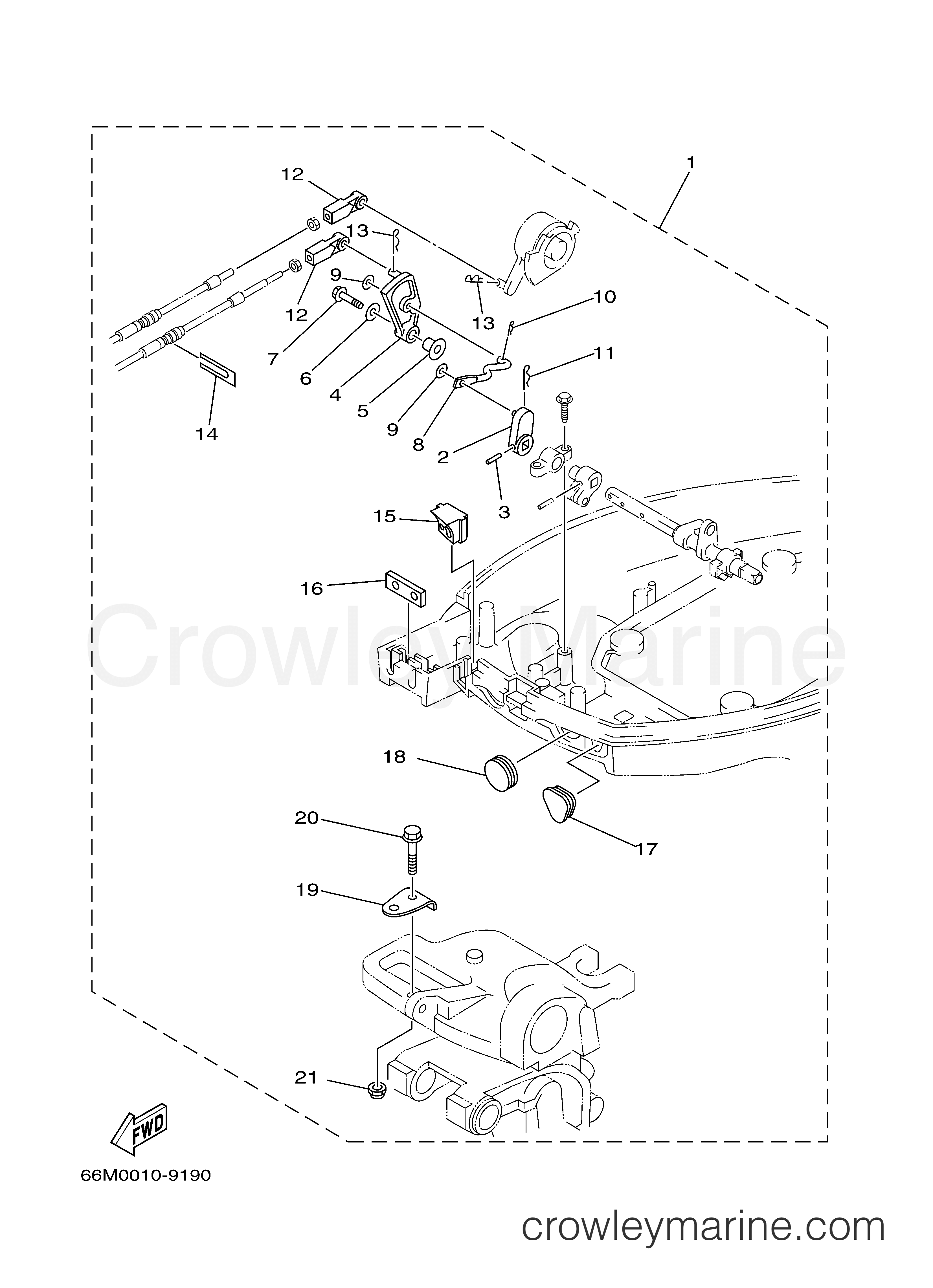 Yamaha Motors F15ESHZ - REMO-CON ATTACHMENT