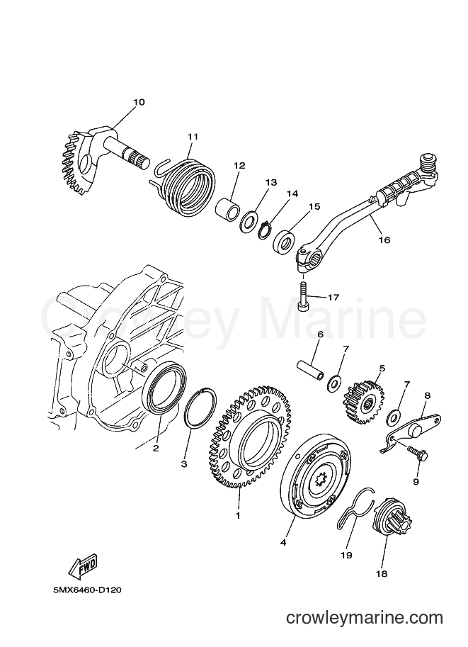 Yamaha Motors AT115C (5MX6) [010] - STARTER