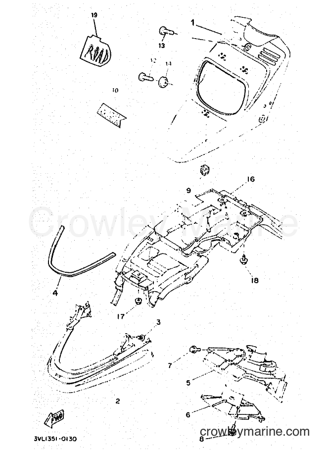 Yamaha Motors CW50R (4RU2) [010] - FENDER