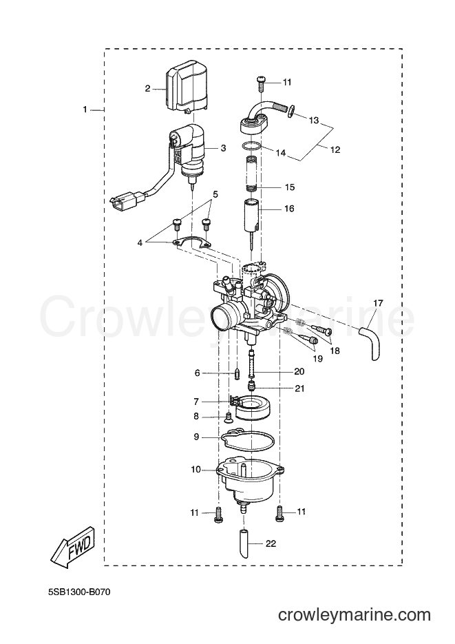 2004 Scooter YQ50 - YQ50 (5SB6) [080] - CARBURETOR