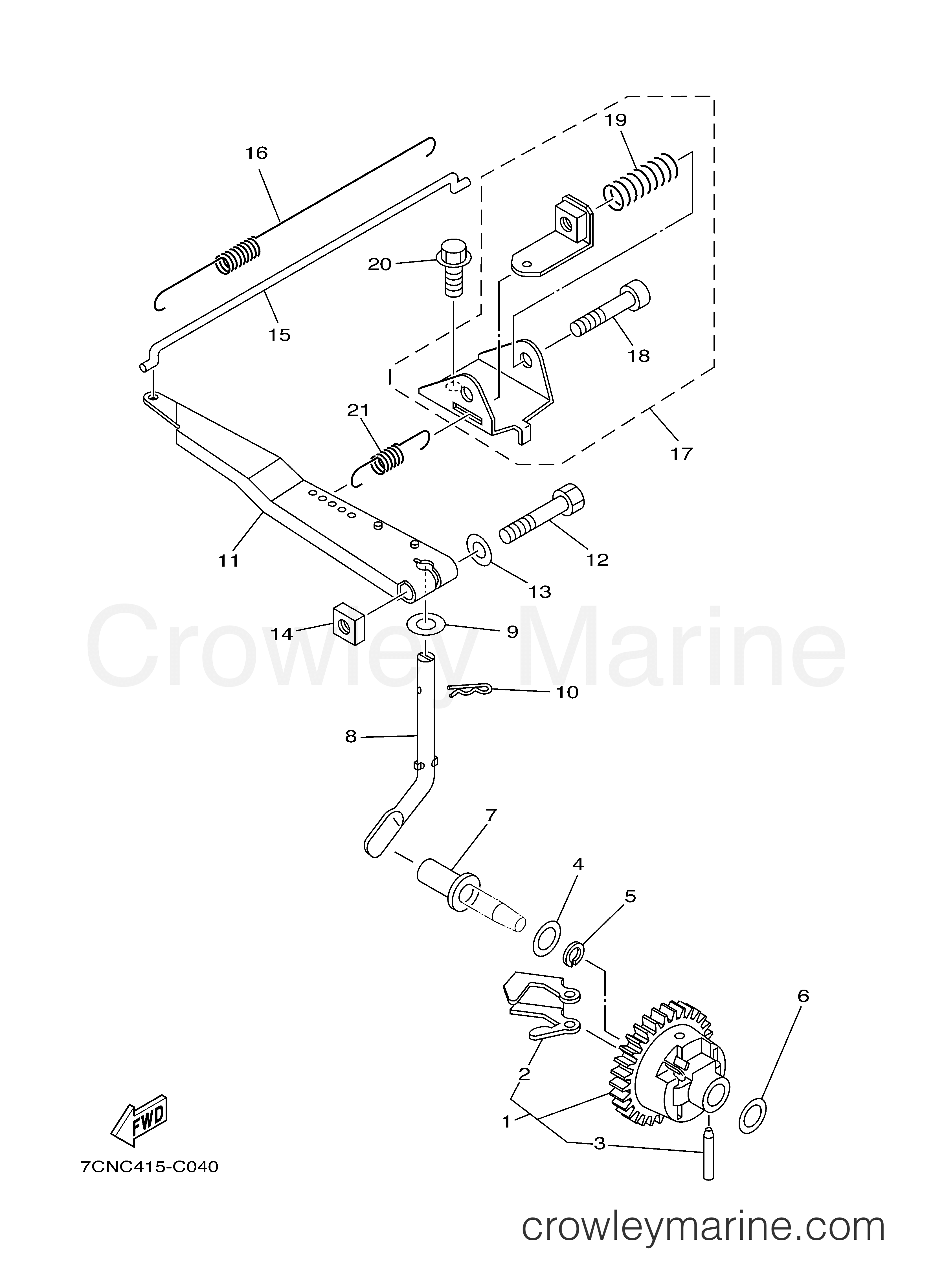 Yamaha Motors MZ200K2U - GOVERNOR