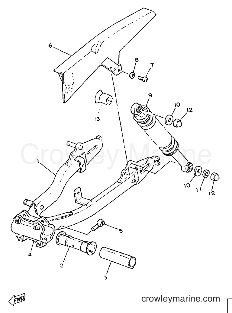 1986 Scooter ME50 - ME50 (1TM) [999] - REAR SUSPENSION