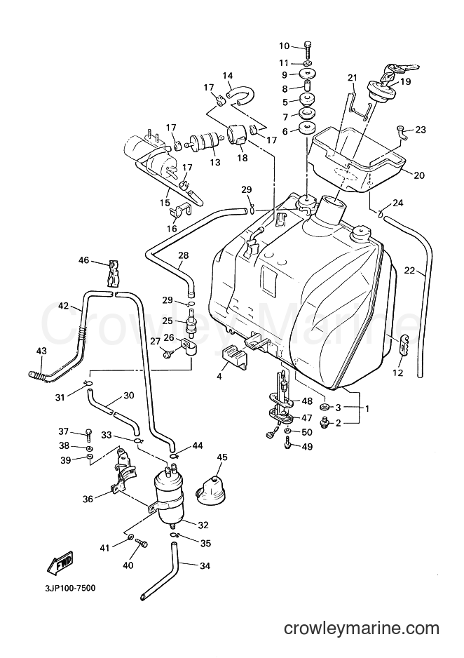 2000 Cruiser VMX12 - VMX12 (5GK2) [010] - FUEL TANK
