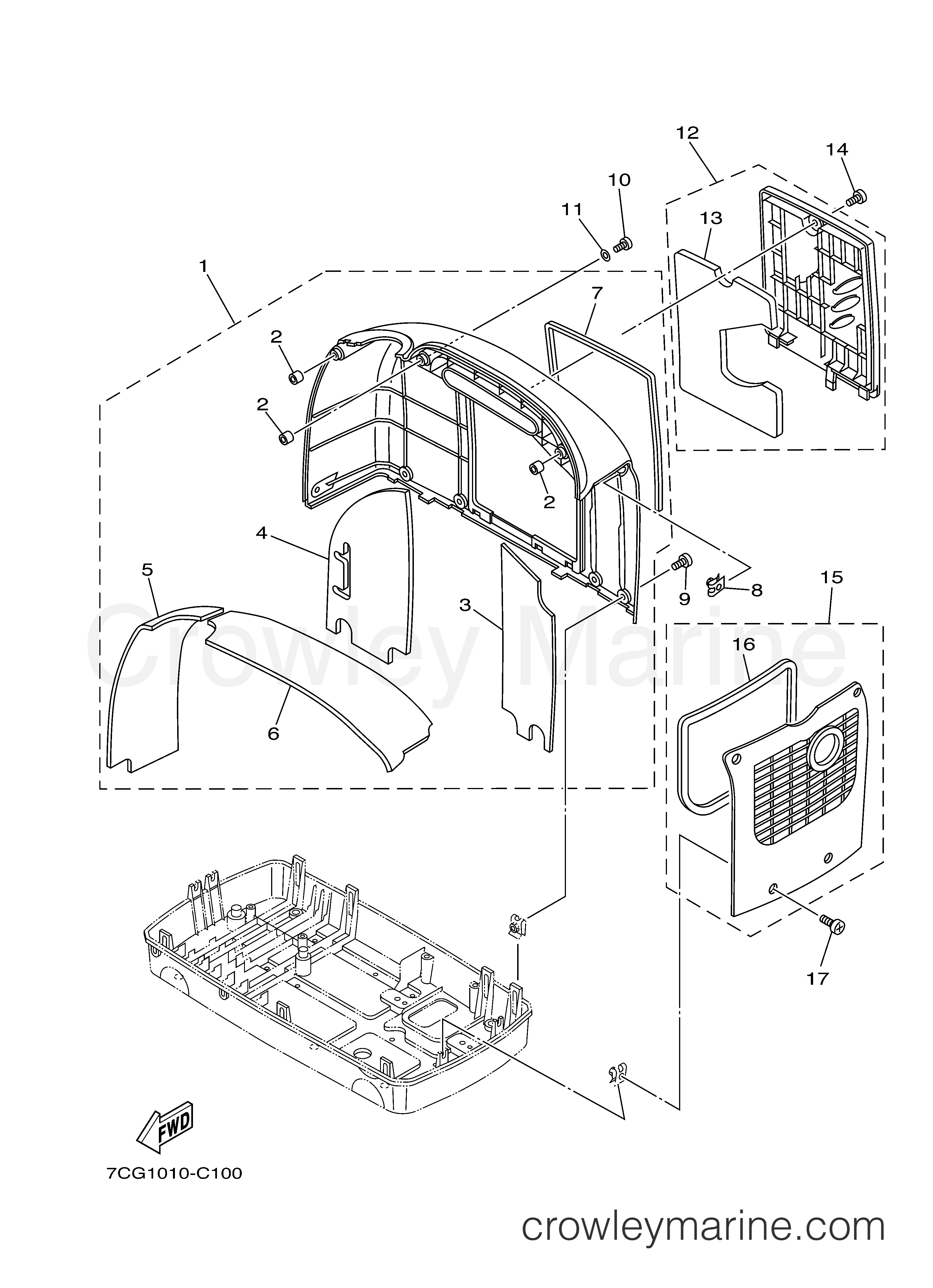 Yamaha Motors EF1000ISC - FRAME 2