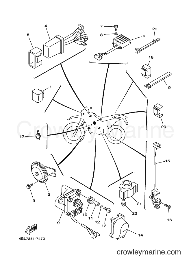 1997 Dirt Bike DT125R - DT125R (4DJ7) [010] - ELECTRICAL 2