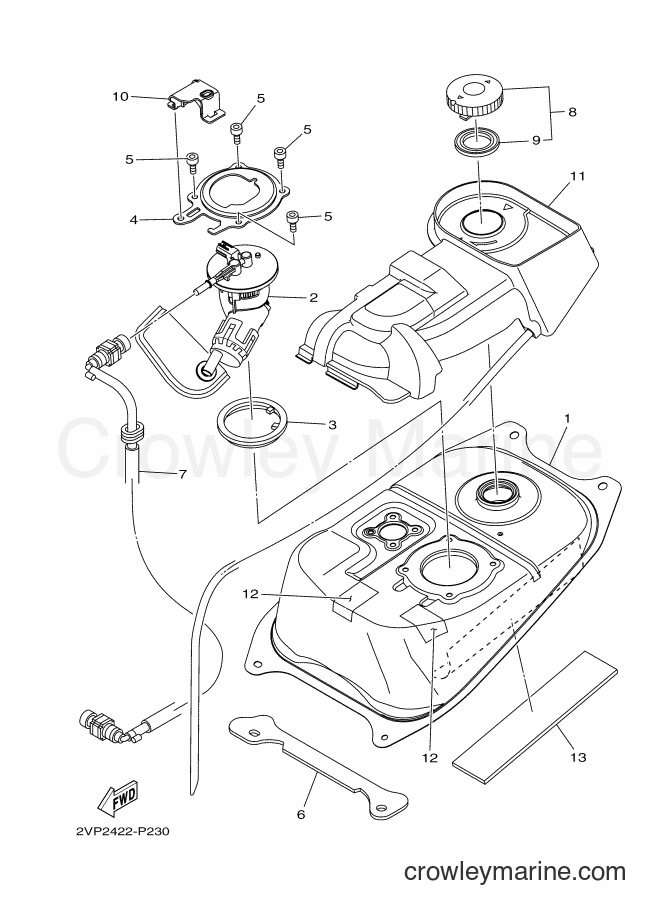 2015 Scooter T115FSEC - T115FSEC (2SU2) [010] - FUEL TANK
