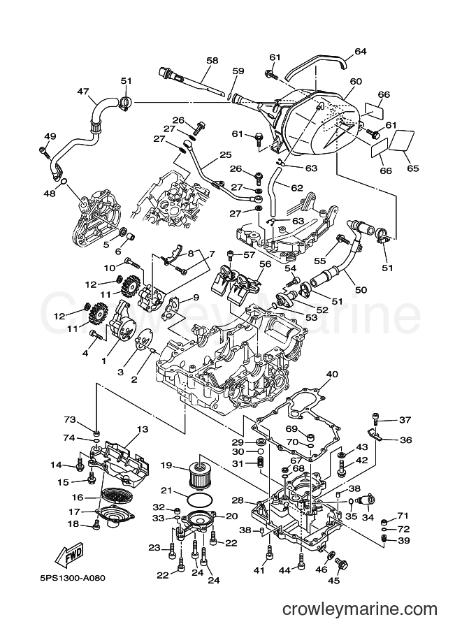 Yamaha Motors TDM900 (5PSE) [010] - OIL PUMP