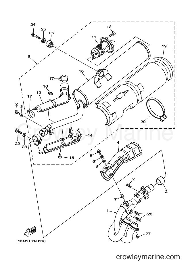 2003 ATV YFM660FWA - YFM660FWA (5KMB) [010] - EXHAUST