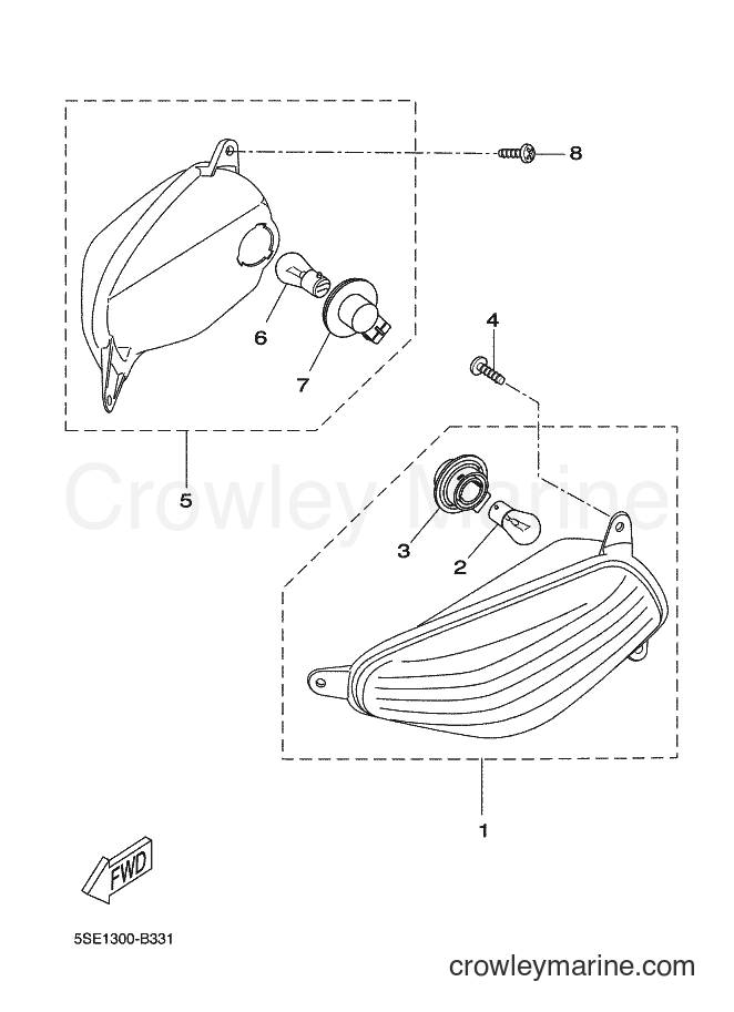 Yamaha Motors VP300 (1S63) [020] - FLASHER LIGHT