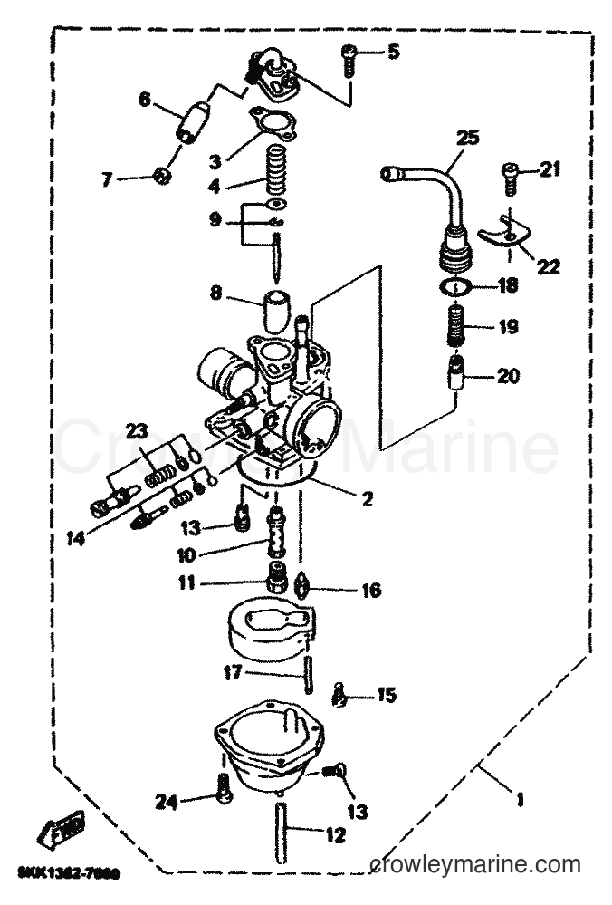 2001 Scooter YN100 - YN100 (5KKE) [010] - CARBURETOR