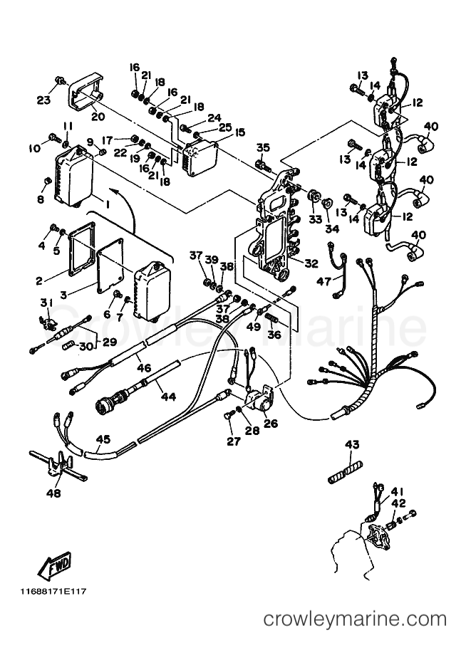 Yamaha Motors 85AE (6880) [010] - ELECTRICAL