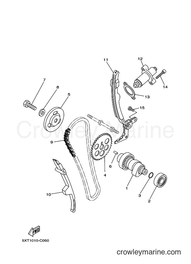 2017 Dirt Bike XT250 - XT250 (B1H1) [010] - CAMSHAFT & CHAIN