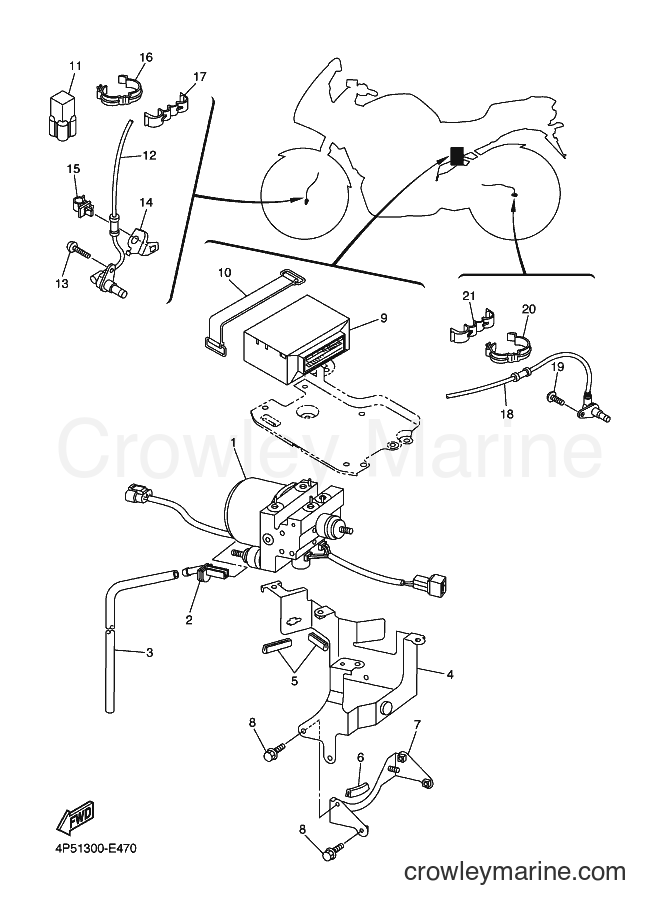 2006 Street Bike FZ6-SA - FZ6-SA (4P51) [010] - ELECTRICAL 3