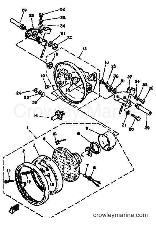 1982 Street Bike RD350LC - RD350LC (4L0) [999] - HEADLIGHT