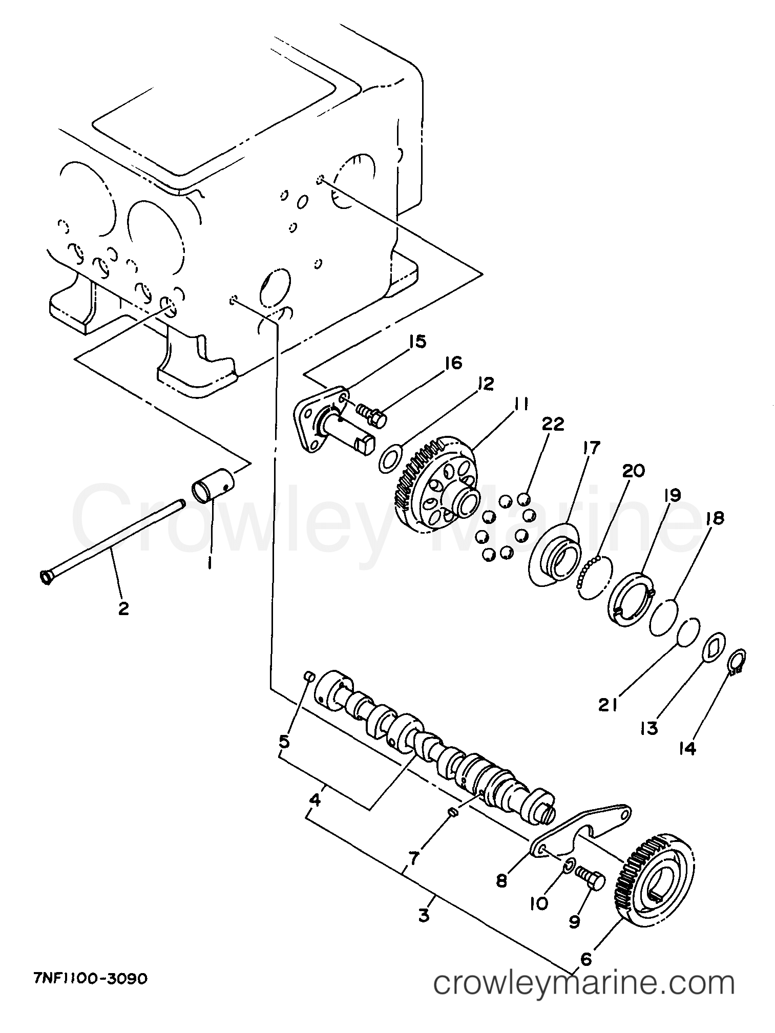 Yamaha Motors EDL6500S - CAMSHAFT