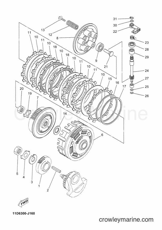 2013 Dirt Bike XT660ZA - XT660ZA (2BE2) [030] - CLUTCH