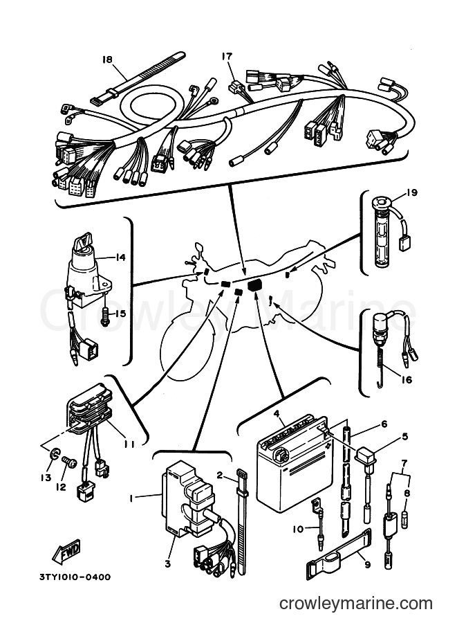 Yamaha Motors TZR125 (3PC3) [999] - ELECTRICAL 1