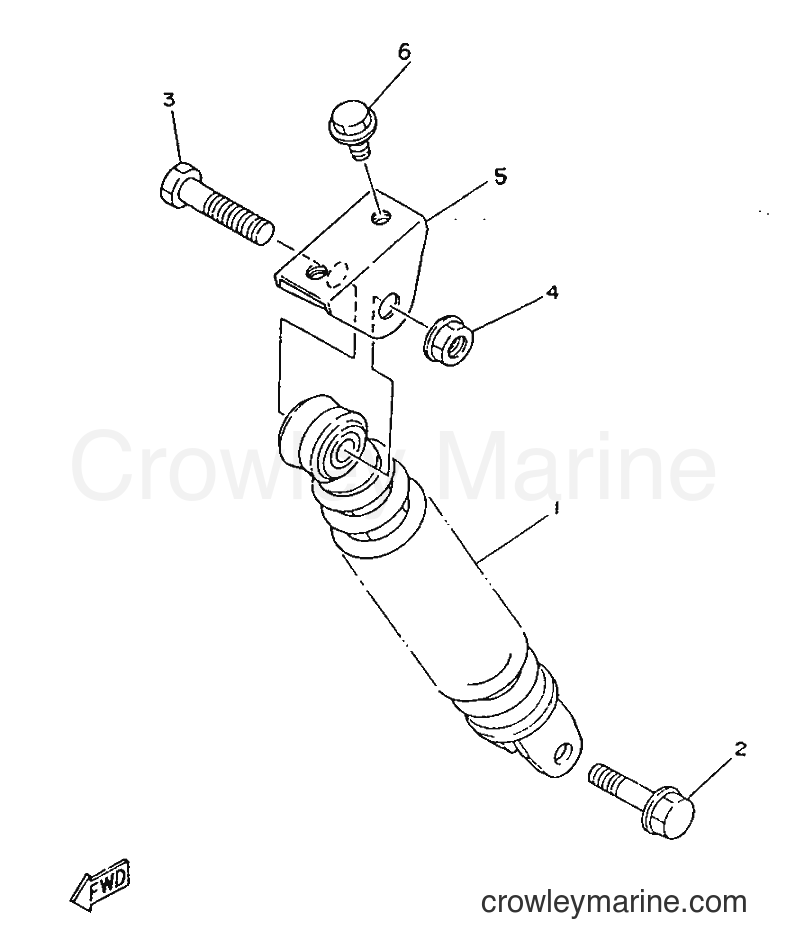 1996 Scooter CY50R - CY50R (3WG6) [999] - REAR SUSPENSION