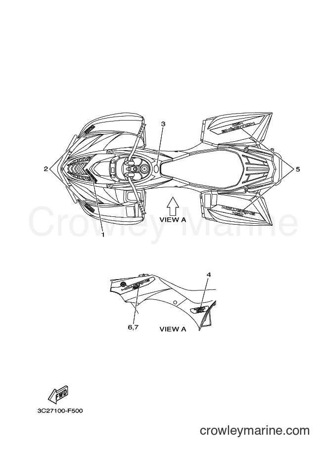 Yamaha Motors YFM450FAS (3C29) [010] - GRAPHICS
