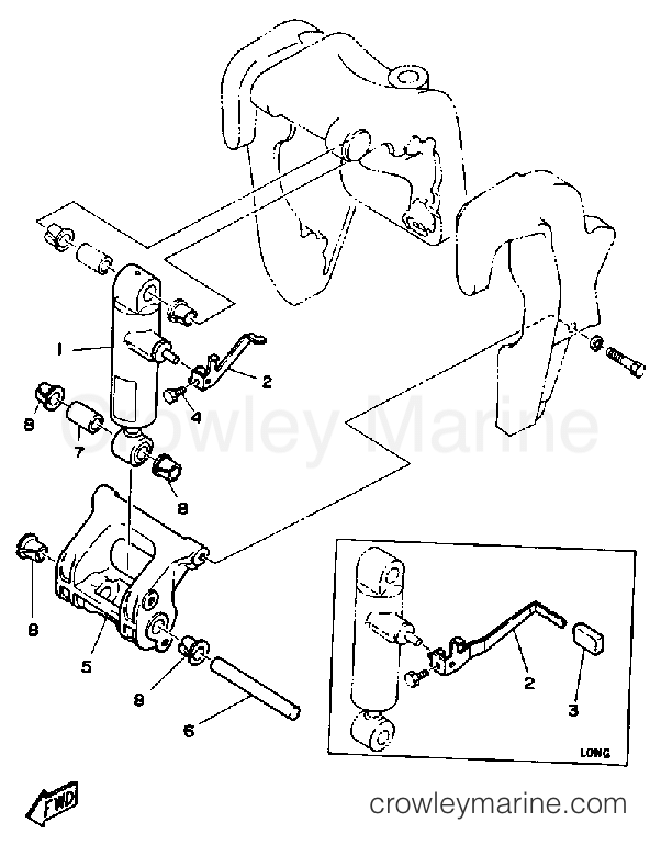 Yamaha Motors C55ELRP - BRACKET 2
