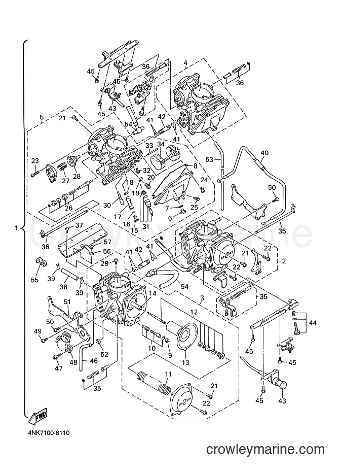 2000 Cruiser XVZ13A - XVZ13A (4NKF) [010] - CARBURETOR 2