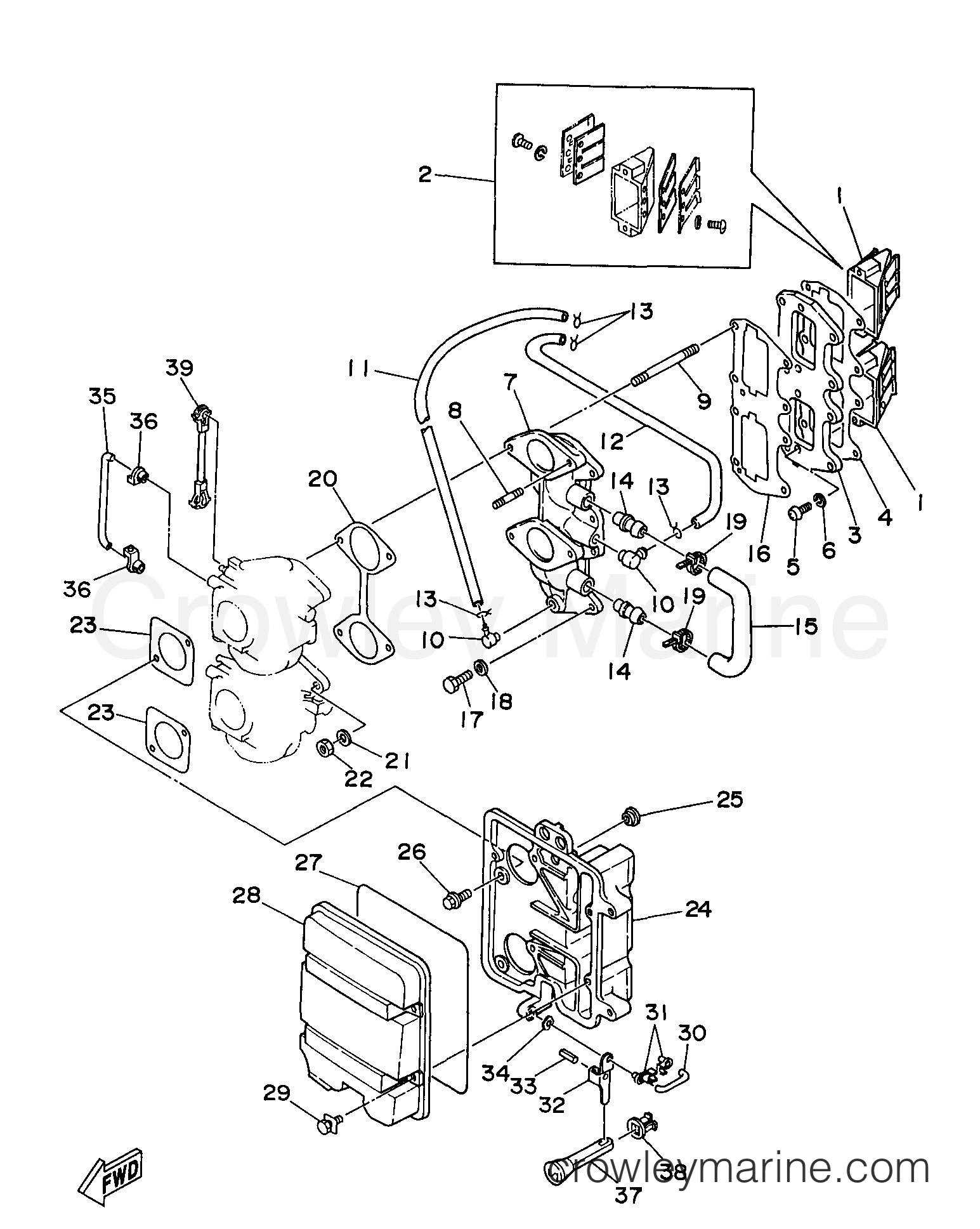 Yamaha Motors C40ESHV - INTAKE