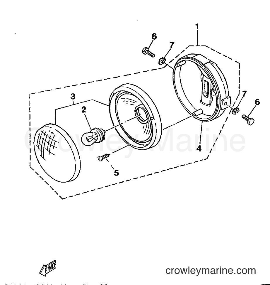 1989 Scooter ME50 - ME50 (3UD1) [999] - HEADLIGHT